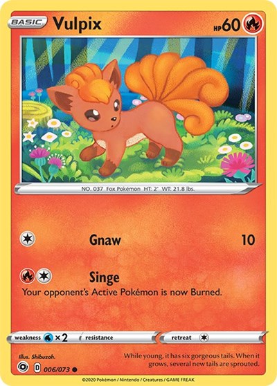 Champions Path - 06/73 Vulpix Common