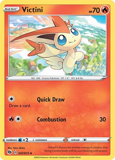 Champions Path - 07/73 Victini Uncommon