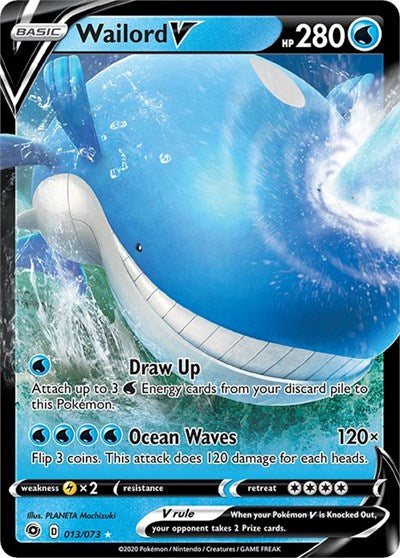 Champions Path - 013/073 Wailord V Ultra Rare