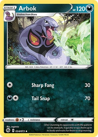 Champions Path - 034/073 Arbok Uncommon