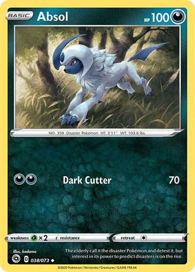 Champions Path - 038/073 Absol Uncommon