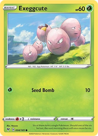 Sword & Shield Vivid Voltage - 004/185 Exeggcute Common