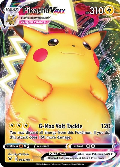 Sword & Shield Vivid Voltage - 044/185 Pikachu VMAX Ultra Rare