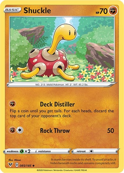 Sword & Shield Vivid Voltage - 085/185 Shuckle Uncommon