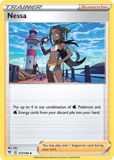 Sword & Shield Vivid Voltage - 157/185 Nessa Uncommon