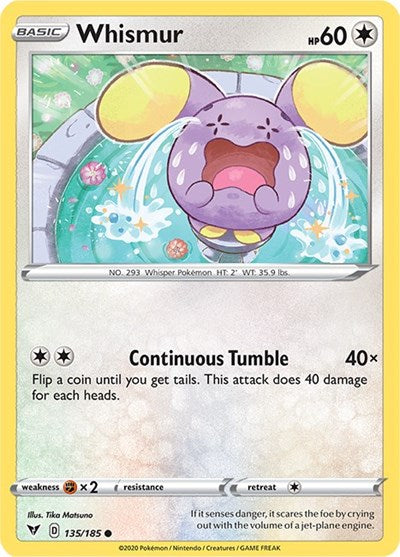 Sword & Shield Vivid Voltage - 135/185 Whismur Common