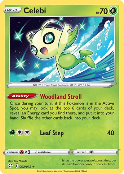 Shining Fates - 003/072 Celebi Rare