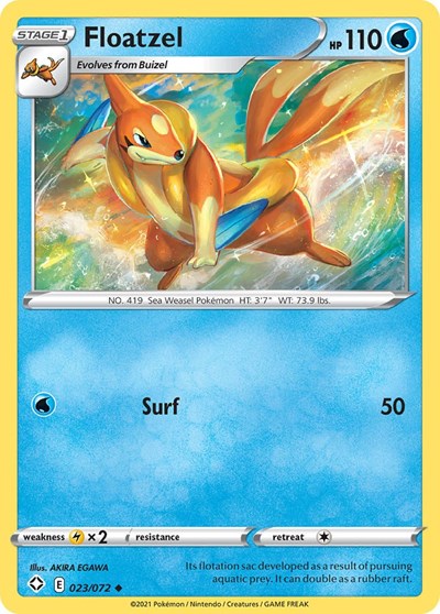 Shining Fates - 023/072 Floatzel Uncommon