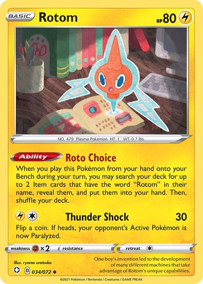 Shining Fates - 034/072 Rotom Uncommon