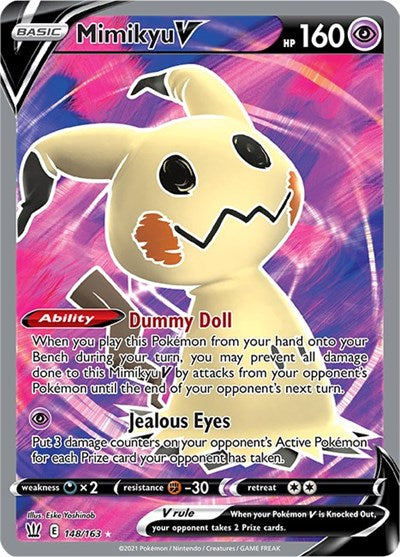 Sword & Shield Battle Styles - 148/163 Mimikyu V (Full Art) Ultra Rare