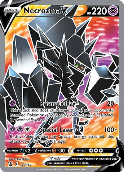 Sword & Shield Battle Styles - 149/163 Necrozma V (Full Art) Ultra Rare