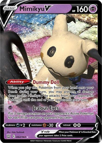 Sword & Shield Battle Styles - 062/163 Mimikyu V Ultra Rare