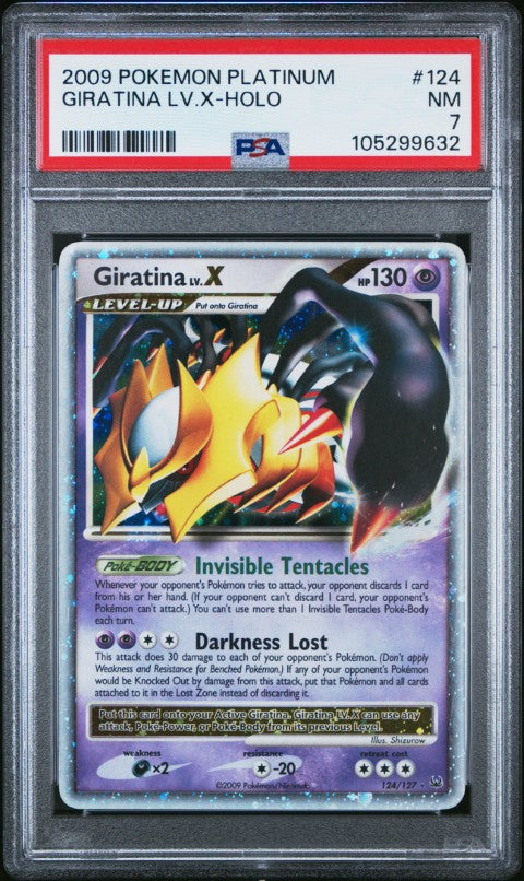 2009 Pokemon Platinum #124 Giratina Lv.X-Holo PSA 7