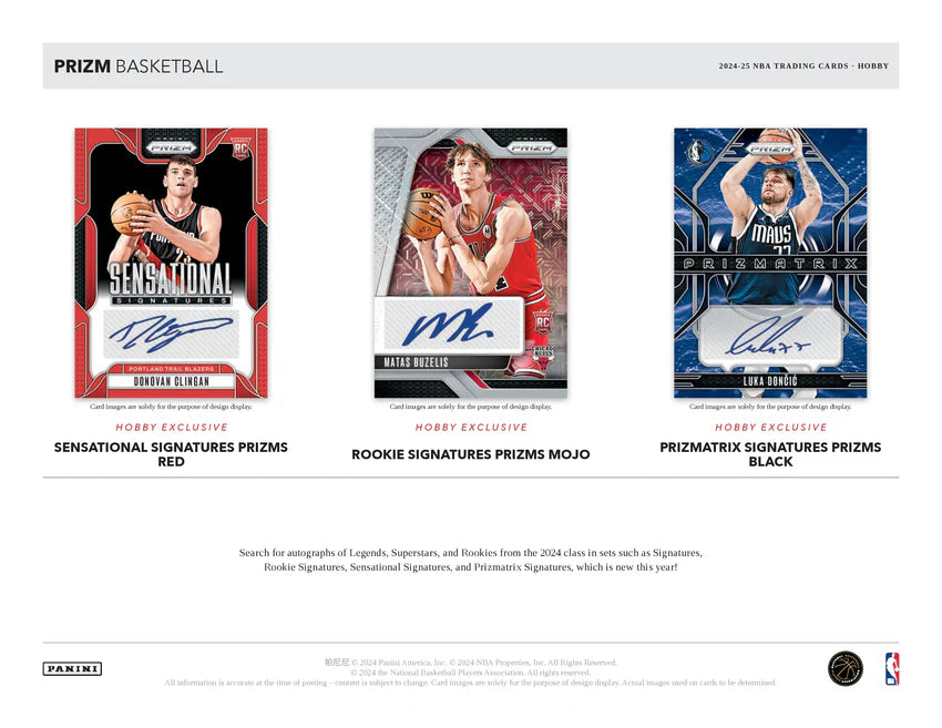 2024-25 Panini NBA Prizm Basketball Hobby Box