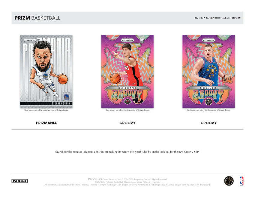 2024-25 Panini NBA Prizm Basketball Hobby Box