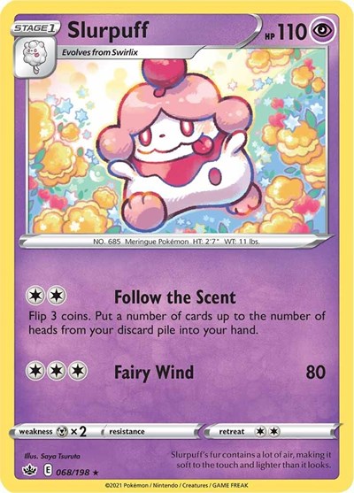 Sword & Shield Chilling Reign - 068/198 Slurpuff Rare