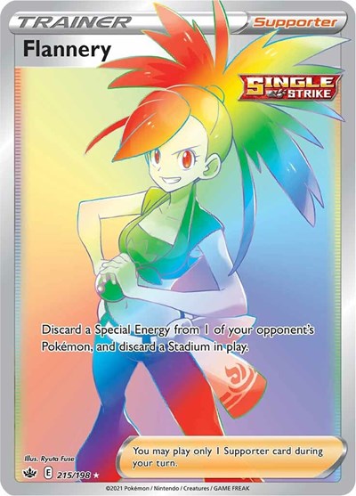 Sword & Shield Chilling Reign - 215/198 Flannery Secret Rare