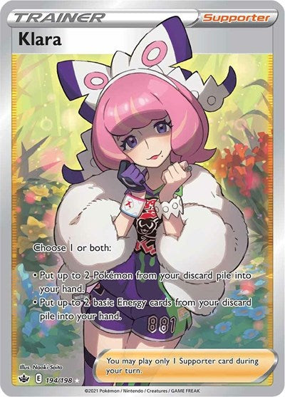 Sword & Shield Chilling Reign - 194/198 Klara (Full Art) Ultra Rare