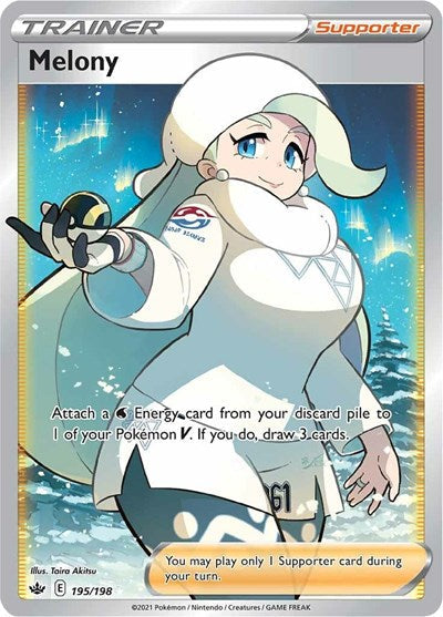 Sword & Shield Chilling Reign - 195/198 Melony (Full Art) Ultra Rare