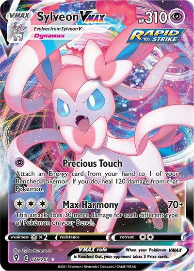 Sword & Shield Evolving Skies - 075/203 Sylveon VMAX Ultra Rare