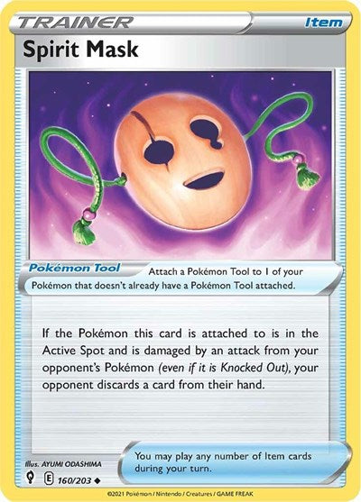 Sword & Shield Evolving Skies - 160/203 Spirit Mask Uncommon