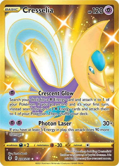 Sword & Shield Evolving Skies - 228/203 Cresselia Secret Rare