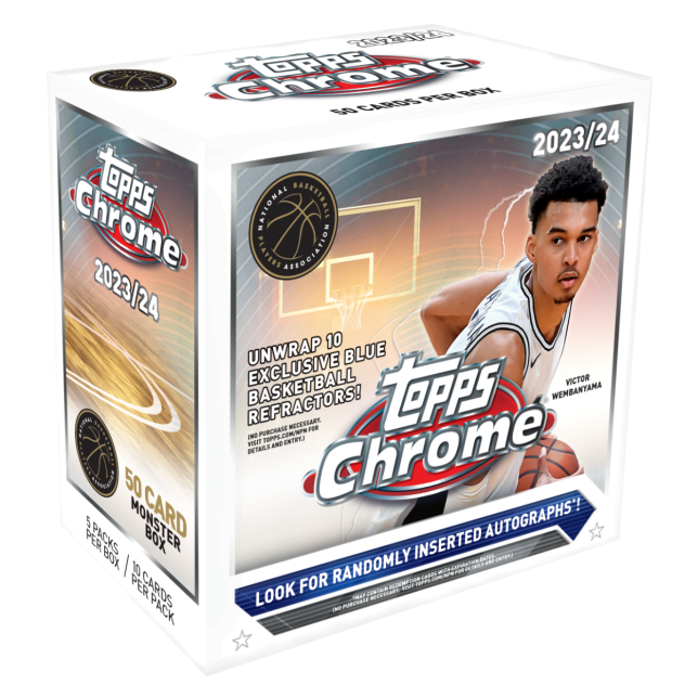 2023/24 Topps Chrome Basketball Monster Box