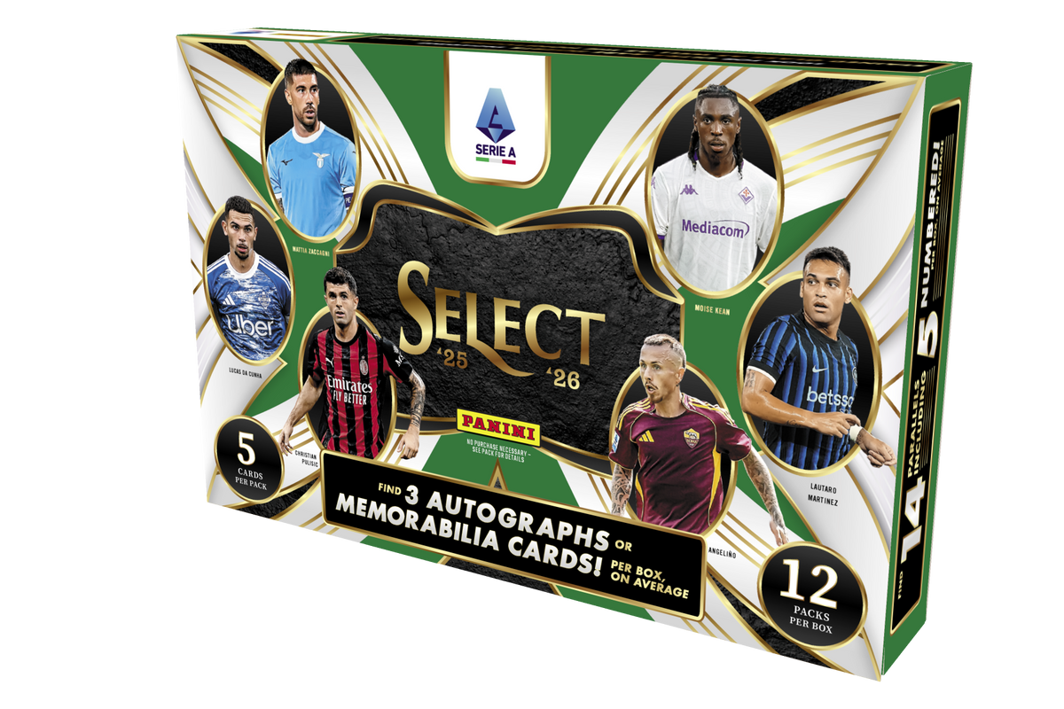 2025-26 Panini Select Serie A Italian League Soccer Hobby Box