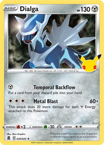 Celebrations - 020/025 Dialga Holo Rare