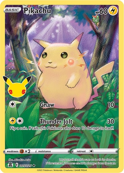 Celebrations - 005/025 Pikachu Holo Rare