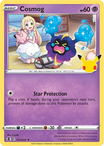 Celebrations - 013/025 Cosmog Holo Rare