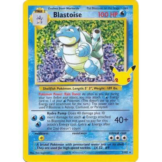 Celebrations Classic Collection - 2/102 Blastoise Classic Collection