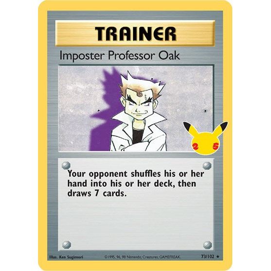 Celebrations Classic Collection - 73/102 Imposter Professor Oak Classic Collection