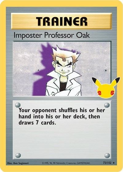 Celebrations Classic Collection - 073/102 Imposter Professor Oak Classic Collection