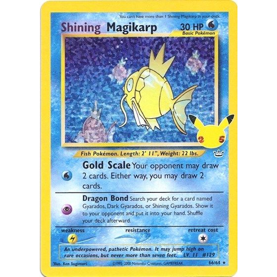 Celebrations Classic Collection - 66/64 Shining Magikarp Classic Collection