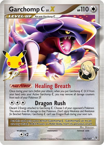 Celebrations Classic Collection - 145/147 Garchomp C LV.X Classic Collection