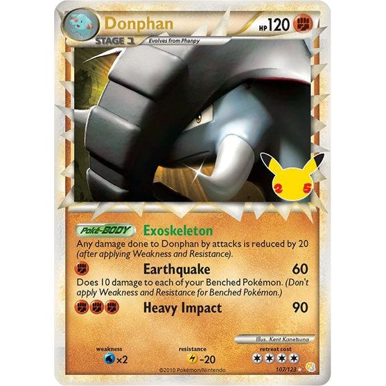 Celebrations Classic Collection - 107/123 Donphan (Prime) Classic Collection