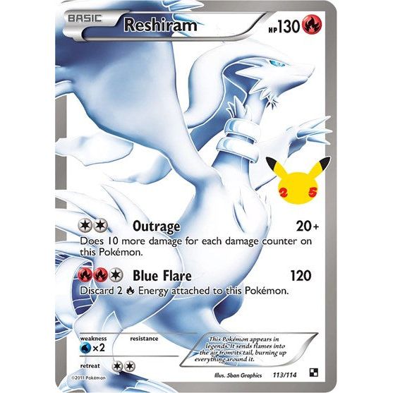 Celebrations Classic Collection - 113/114 Reshiram Classic Collection