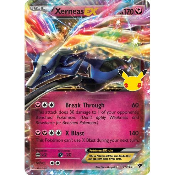 Celebrations Classic Collection - 97/146 Xerneas EX Classic Collection