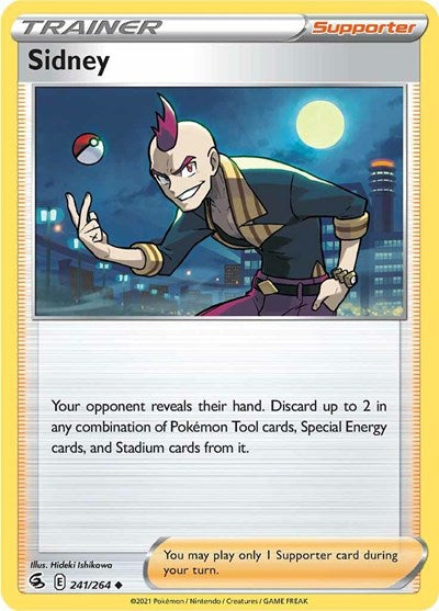 Sword & Shield Fusion Strike - 241/264 Sidney Uncommon