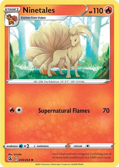 Sword & Shield Fusion Strike - 030/264 Ninetales Uncommon