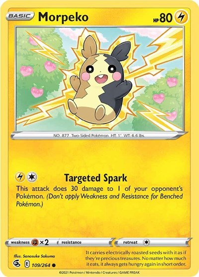 Sword & Shield Fusion Strike - 109/264 Morpeko Common