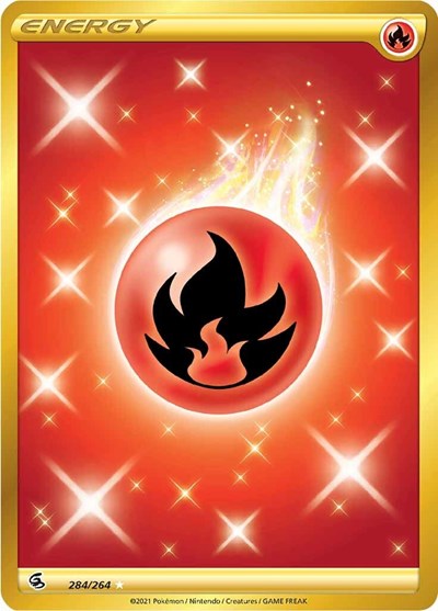 Sword & Shield Fusion Strike - 284/264 Fire Energy Secret Rare