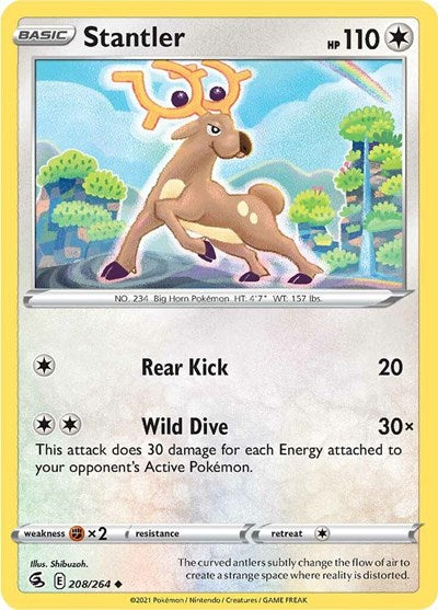 Sword & Shield Fusion Strike - 208/264 Stantler Uncommon