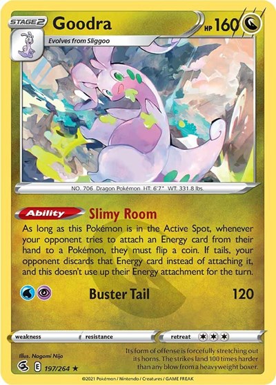 Sword & Shield Fusion Strike - 197/264 Goodra Rare