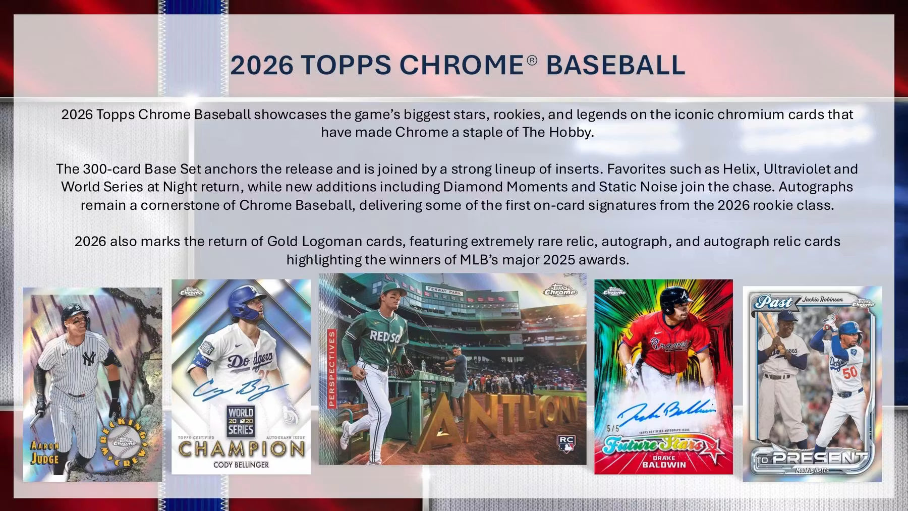 2026 Topps Chrome Baseball Blaster Box