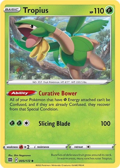 Sword & Shield Brilliant Stars - 005/172 Tropius Uncommon