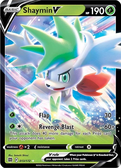 Sword & Shield Brilliant Stars - 013/172 Shaymin V Ultra Rare