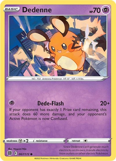 Sword & Shield Brilliant Stars - 067/172 Dedenne Common