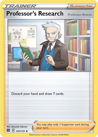 Sword & Shield Brilliant Stars - 147/172 Professor's Research Holo Rare